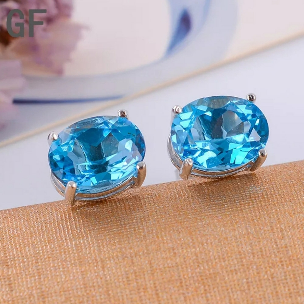 🎀925 - 3ct. London Blue Topaz - Picture 2 of 6
